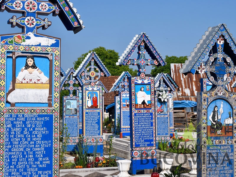 The unique Merry Cemetery - Sapanta, Maramures - Romania